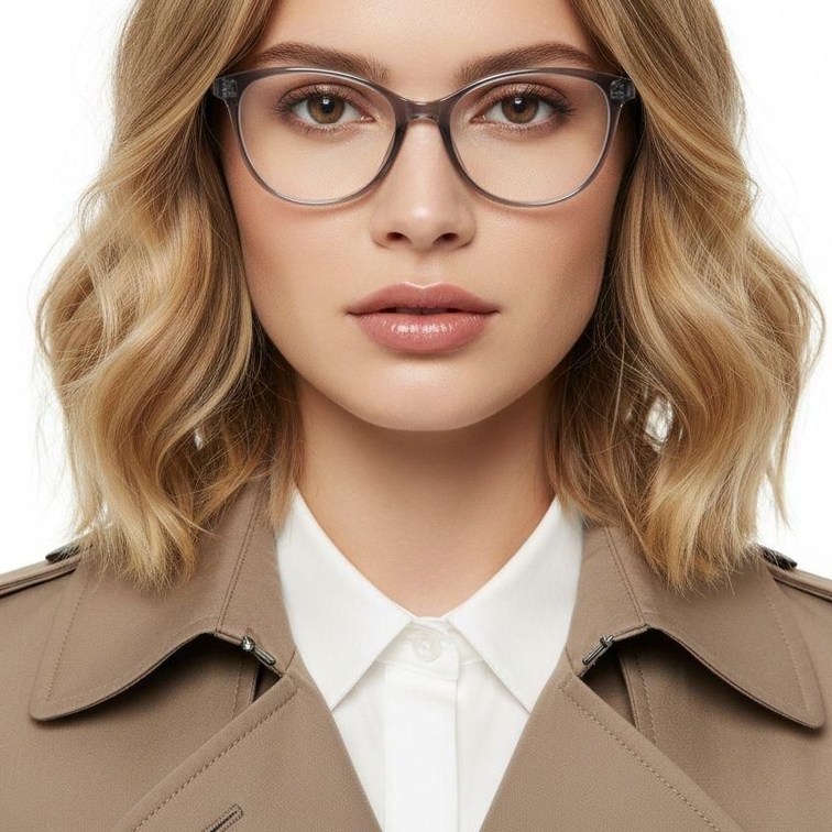 Butterfly Gray TR90 Glasses #BS0620-0112