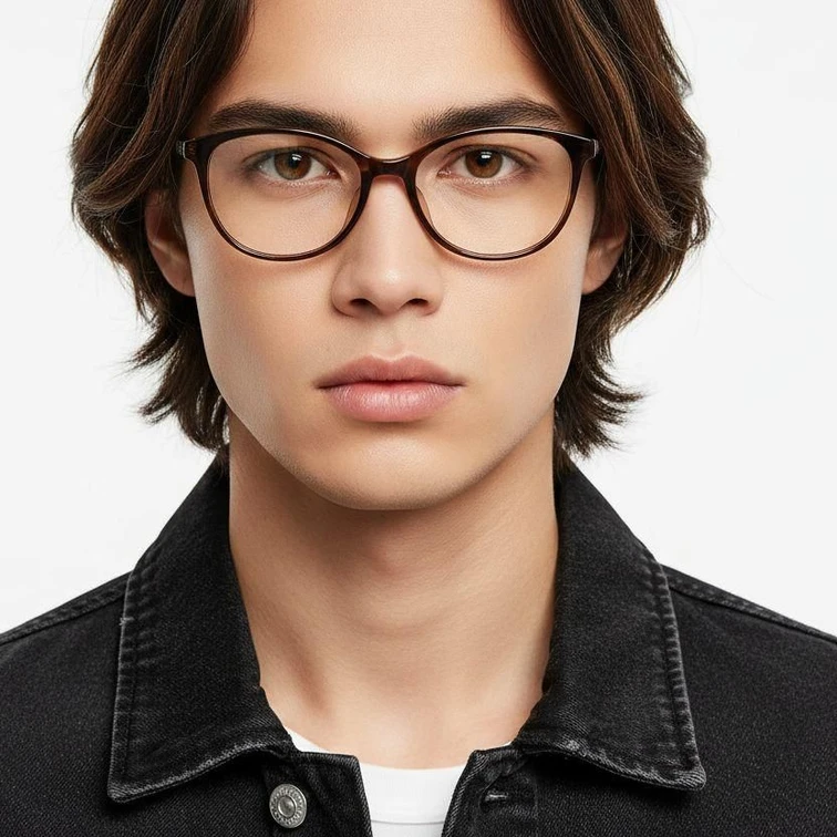 Gafas mariposa TR90 con diseño de carey #BS0620-0114