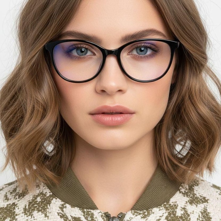 Lunettes Butterfly noires TR90 #BS0620-0115
