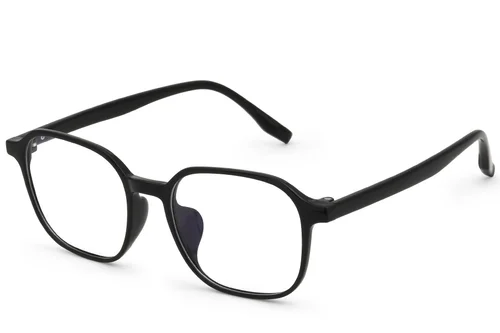 Lunettes rectangulaires noires TR90 #BS0620-0120