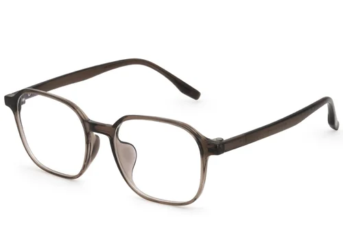 Lunettes rectangulaires marron TR90 #BS0620-0121