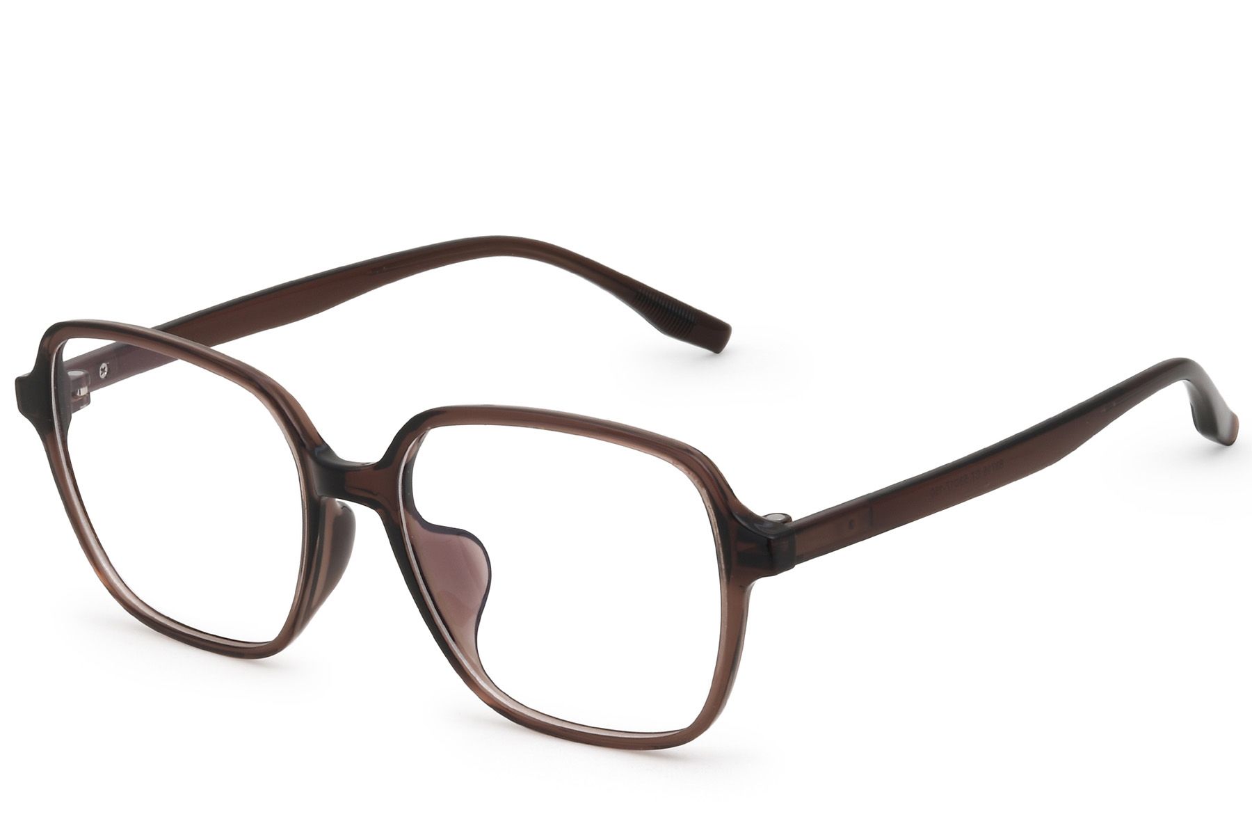Rectangular Brown TR90 Glasses #BS0620-0126