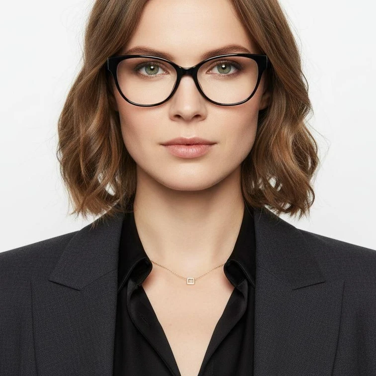 Lunettes Butterfly noires TR90 #BS0620-0134
