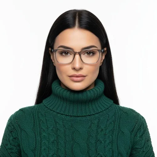 Lunettes rectangulaires grises TR90 #BS0620-0140
