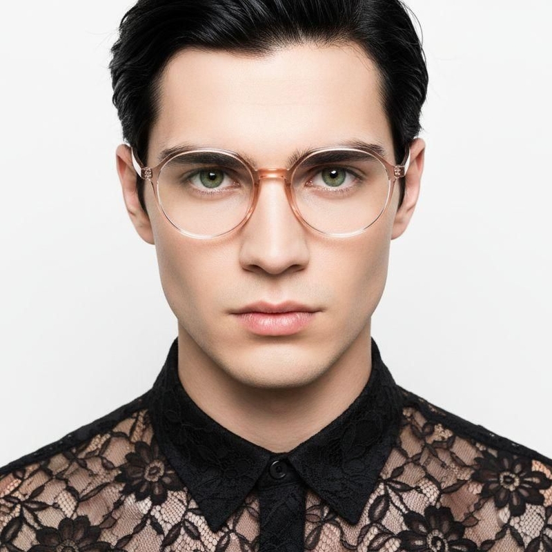 0143 Geometric Pink TR90 Glasses #BS0620-0143 - BLACKSHEEP