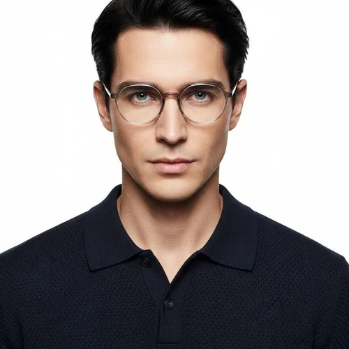 Lunettes géométriques grises TR90 #BS0620-0145