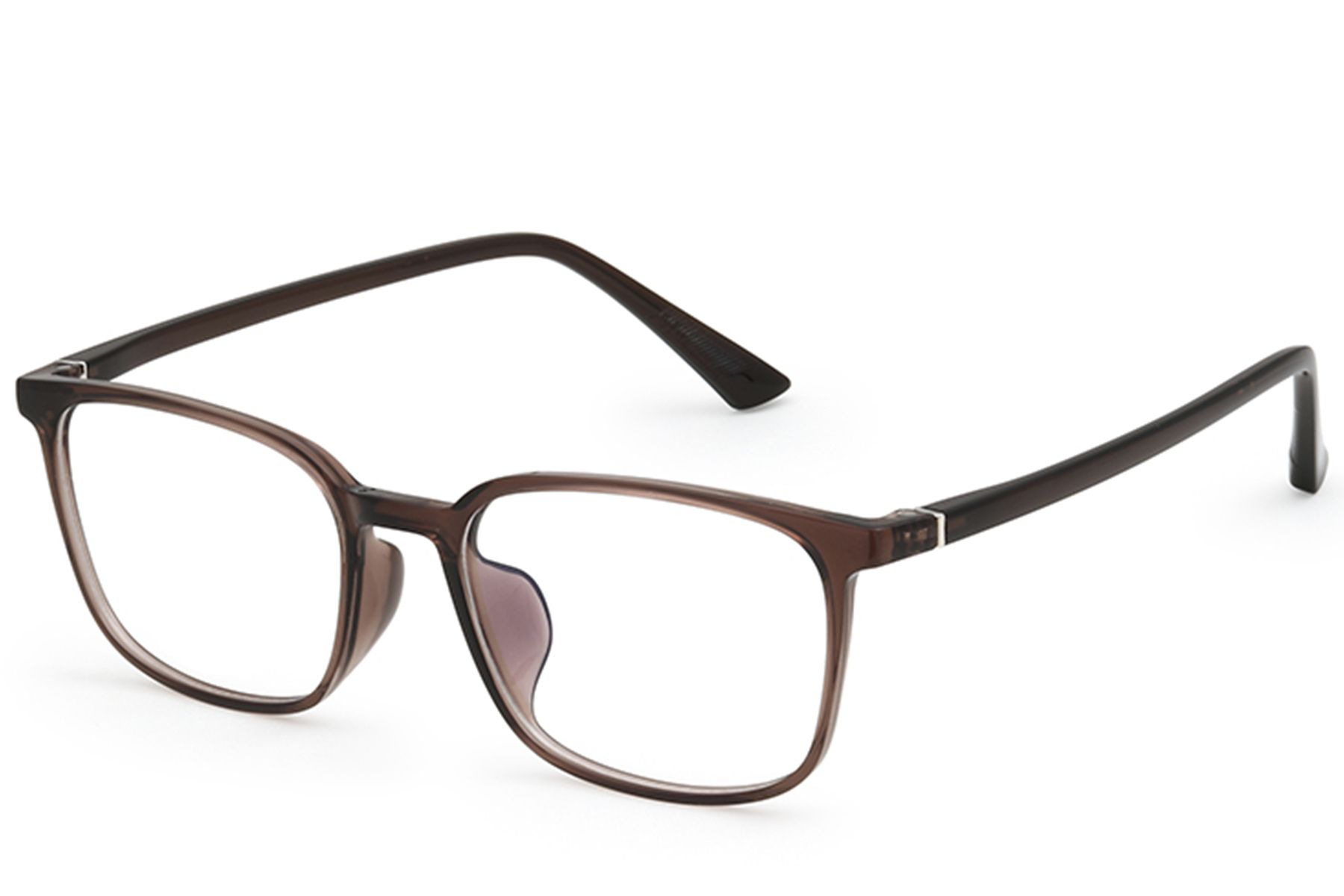 Lunettes rectangulaires marron TR90 #BS0620-0155