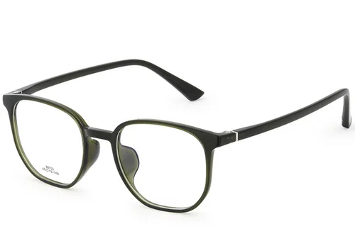 Lunettes rectangulaires vertes TR90 #BS0620-0157