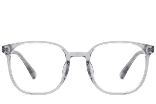 Lunettes rectangulaires grises TR90 #BS0620-0158