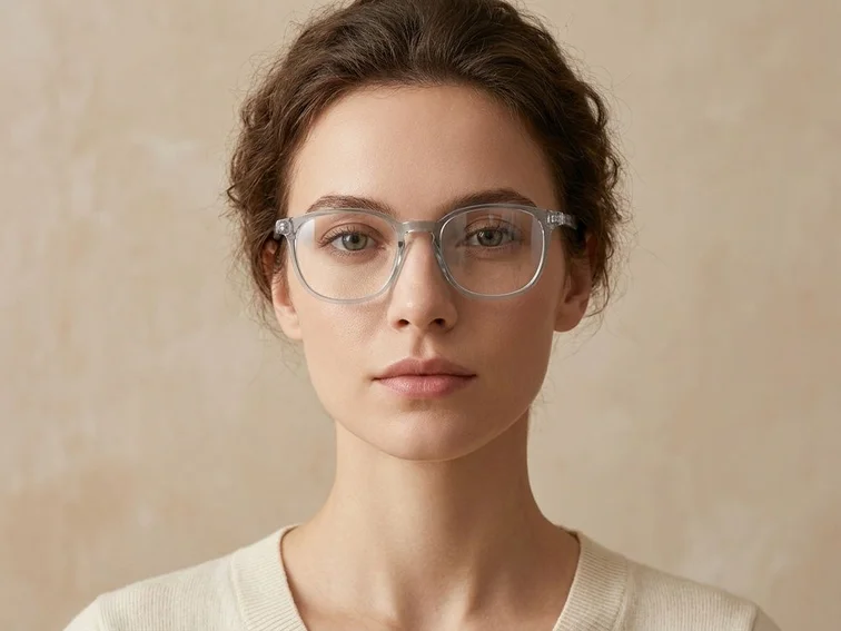 Rectangular Gray TR90 Glasses #BS0620-0158