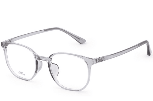Lunettes rectangulaires grises TR90 #BS0620-0158