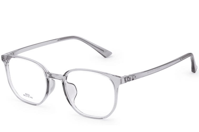 Lunettes rectangulaires grises TR90 #BS0620-0158