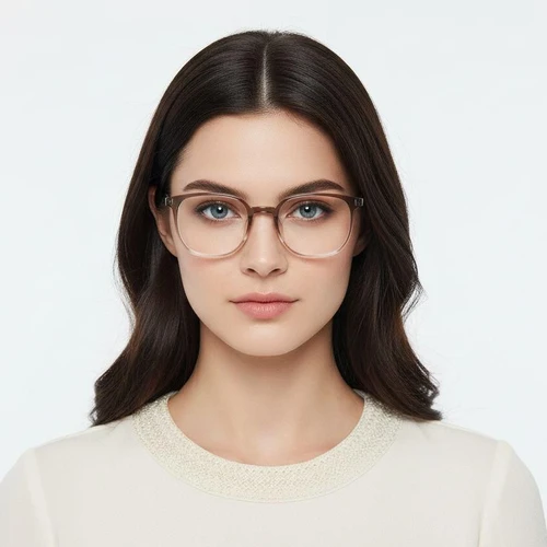 Rectangular Brown TR90 Glasses #BS0620-0161