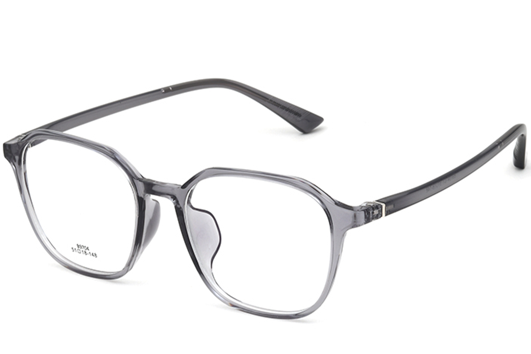 Rectangular Gray TR90 Glasses #BS0620-0162