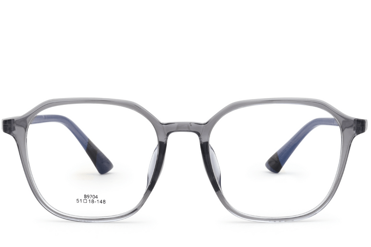 Rectangular Gray TR90 Glasses #BS0620-0162