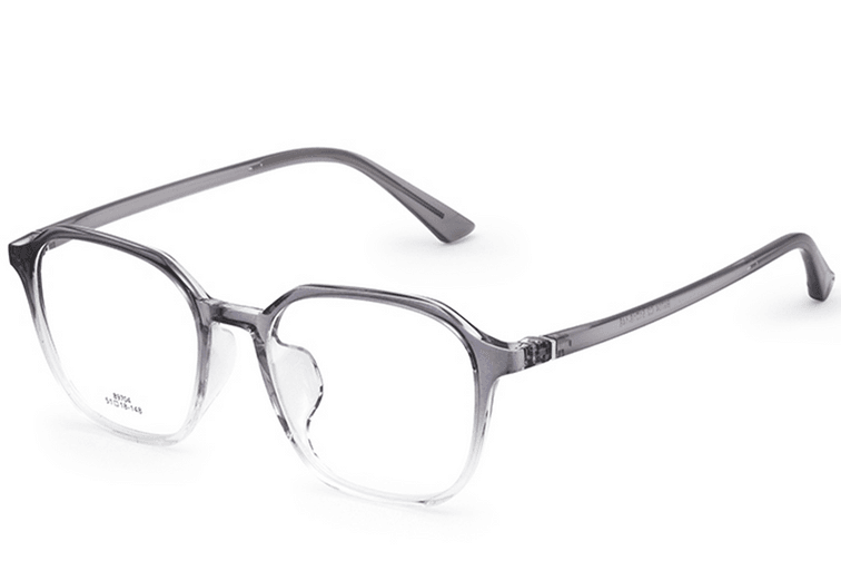 Lunettes rectangulaires grises TR90 #BS0620-0164