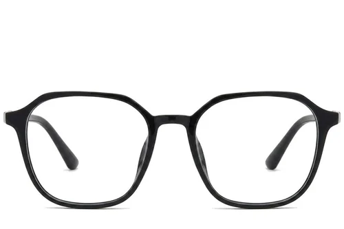 Lunettes rectangulaires noires TR90 #BS0620-0165