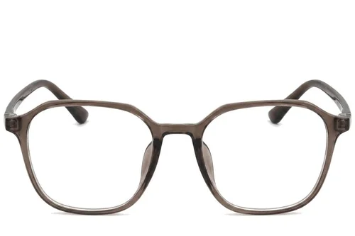 Lunettes rectangulaires marron TR90 #BS0620-0166