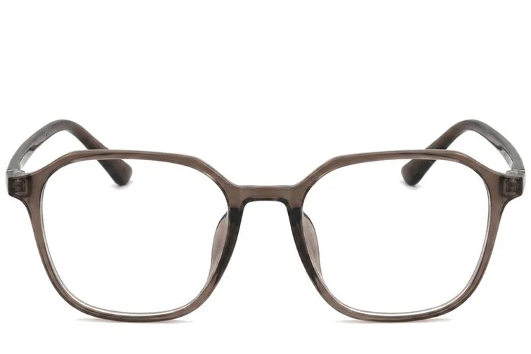 Lunettes rectangulaires marron TR90 #BS0620-0166