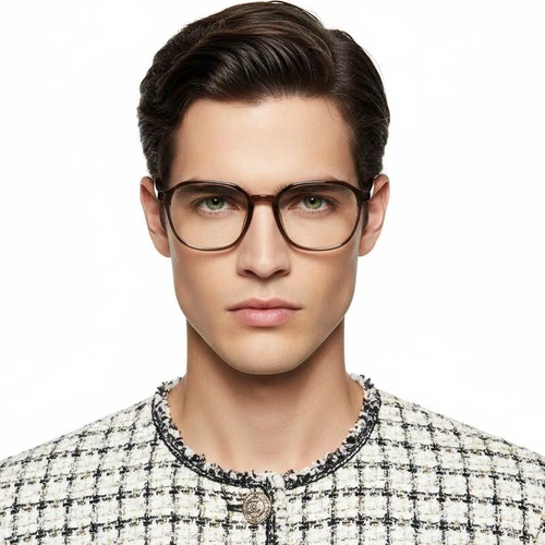 Rectangular Brown TR90 Glasses #BS0620-0166