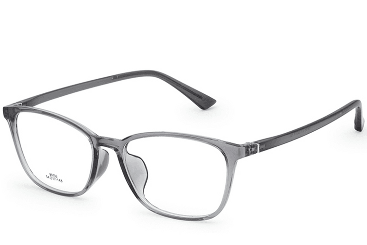 Lunettes rectangulaires grises TR90 #BS0620-0167