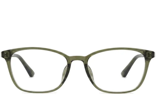 Lunettes rectangulaires vertes TR90 #BS0620-0168