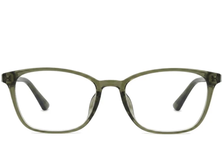 Rectangular Green TR90 Glasses #BS0620-0168