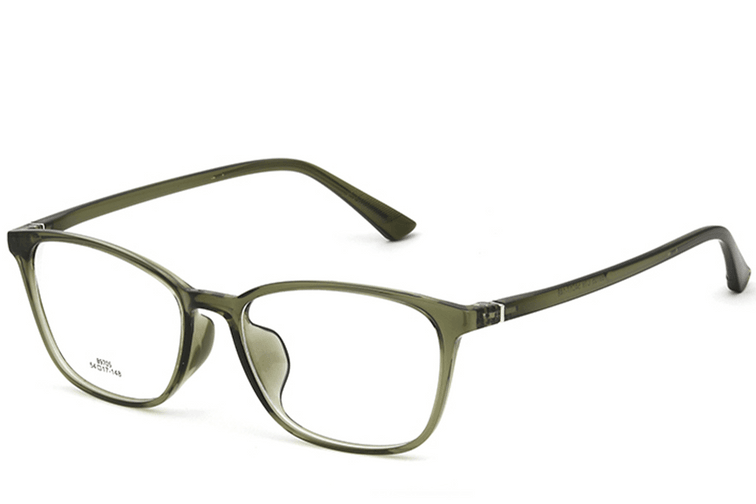Lunettes rectangulaires vertes TR90 #BS0620-0168