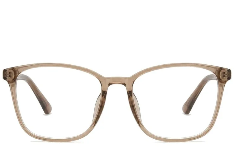 Lunettes rectangulaires marron TR90 #BS0620-0170