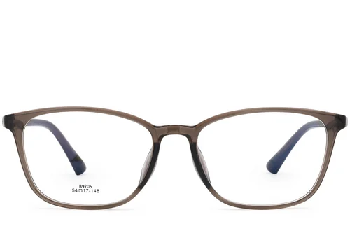 Lunettes rectangulaires marron TR90 #BS0620-0171