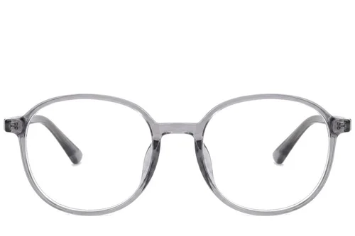 Lunettes ovales grises TR90 #BS0620-0172