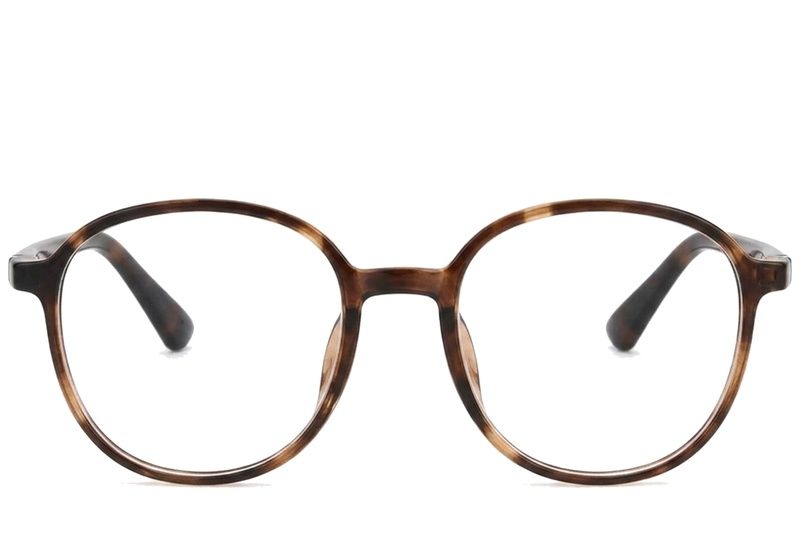 Oval Tortoiseshell TR90 Glasses #BS0620-0173
