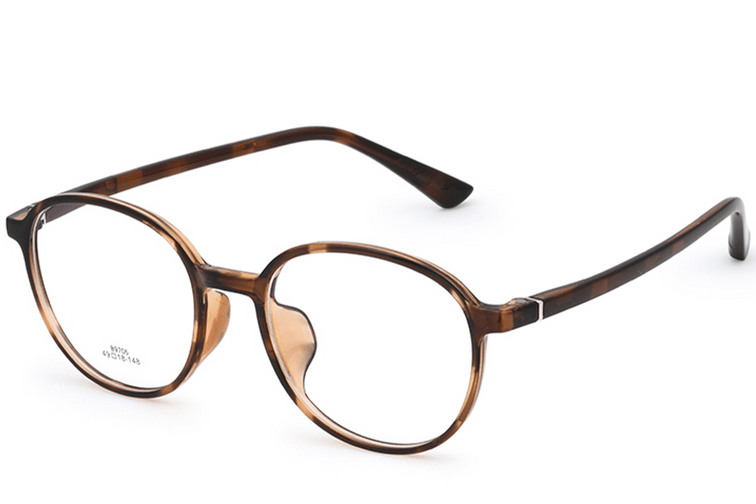 Oval Tortoiseshell TR90 Glasses #BS0620-0173