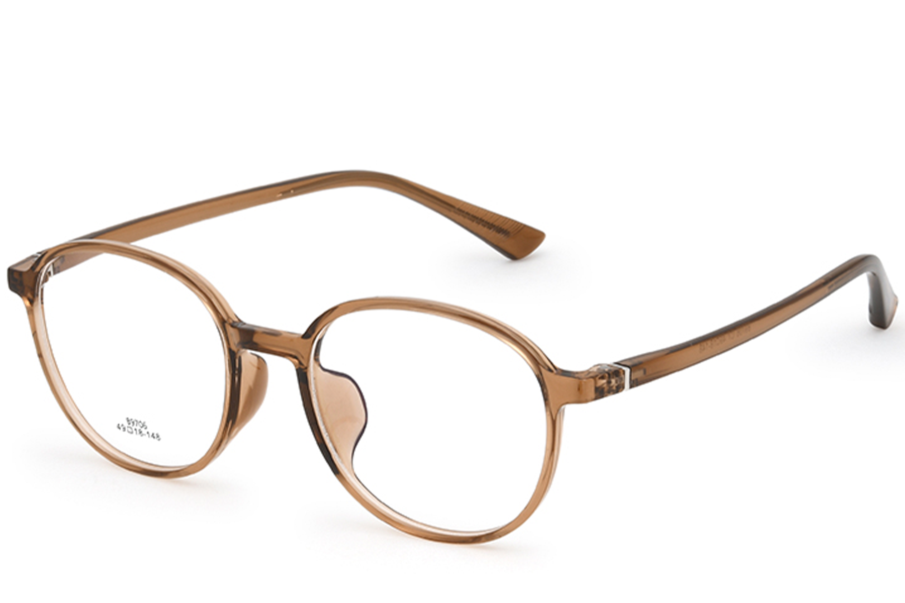 Oval Brown TR90 Glasses #BS0620-0175