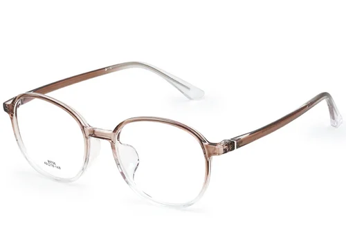Lunettes ovales marron TR90 #BS0620-0176