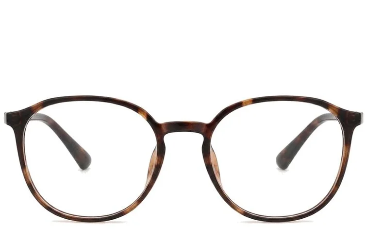 Oval Tortoiseshell TR90 Glasses #BS0620-0179