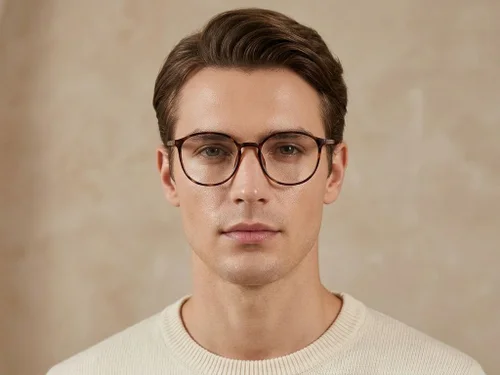Lunettes ovales écaille TR90 #BS0620-0179