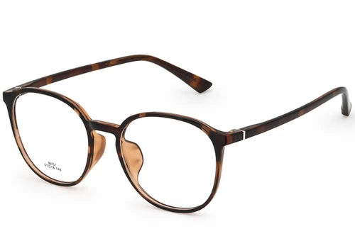 Oval Tortoiseshell TR90 Glasses #BS0620-0179