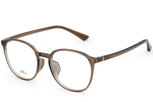 Lunettes ovales marron TR90 #BS0620-0181