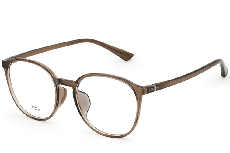 Oval Brown TR90 Glasses #BS0620-0181