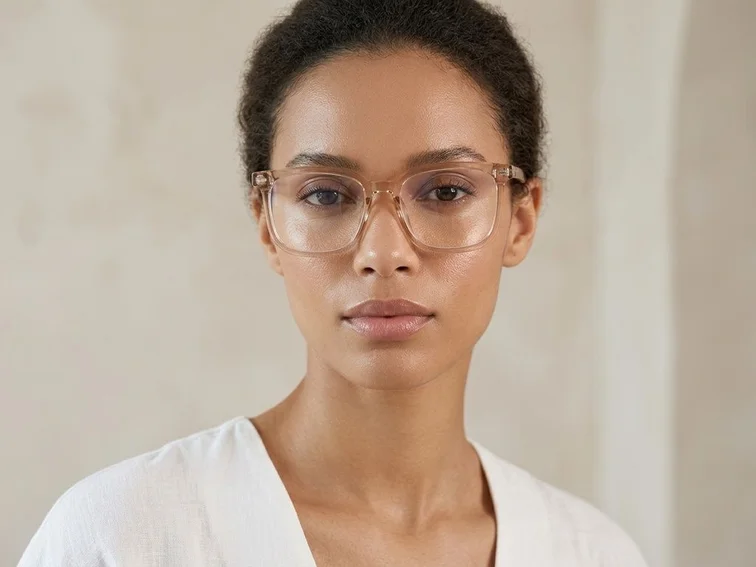 Gafas rectangulares TR90 marrones #BS0620-0182