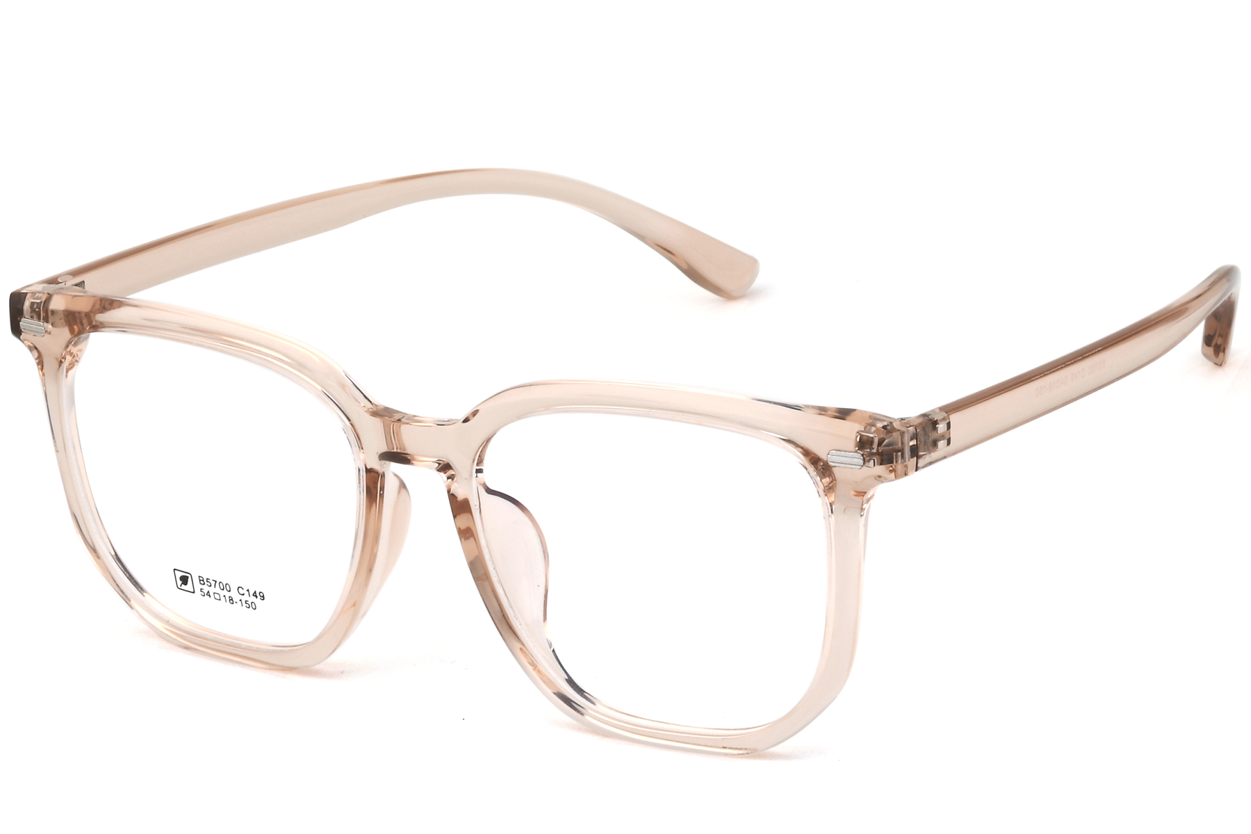 Rectangular Brown TR90 Glasses #BS0620-0182