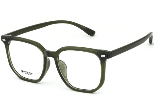 Rectangular Green TR90 Glasses #BS0620-0183