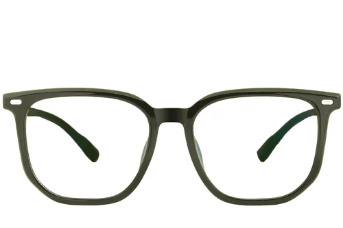 Lunettes rectangulaires vertes TR90 #BS0620-0183