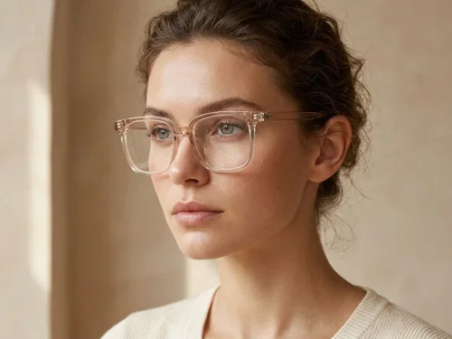 Lunettes rectangulaires orange TR90 #BS0620-0184