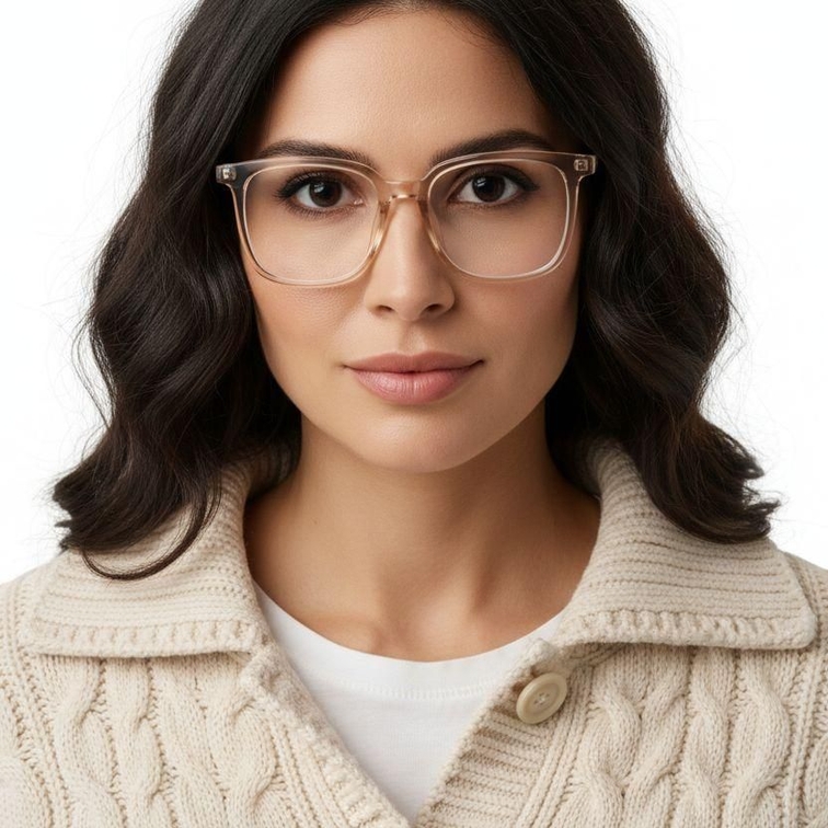 Rectangular Orange TR90 Glasses #BS0620-0184