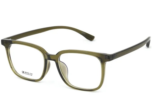 Lunettes rectangulaires vertes TR90 #BS0620-0185