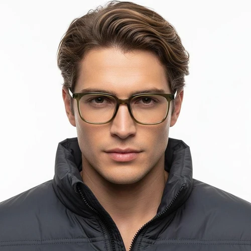 Rectangular Green TR90 Glasses #BS0620-0185