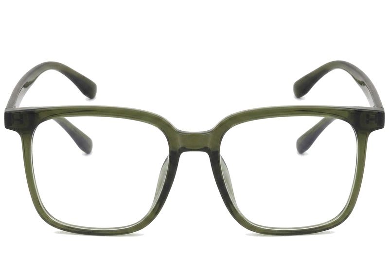 Rectangular Green TR90 Glasses #BS0620-0186