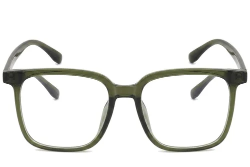 Lunettes rectangulaires vertes TR90 #BS0620-0186